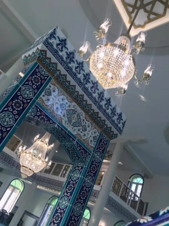Cami içi aplik ve aydınlatma uygulaması 08 – Medine Avize