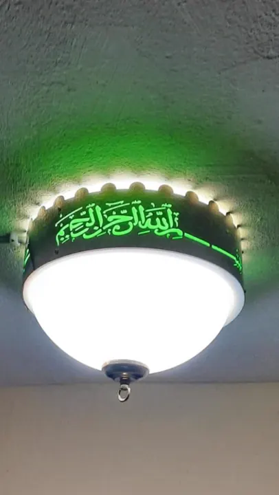 Cami içi aplik ve aydınlatma uygulaması 10 – Medine Avize