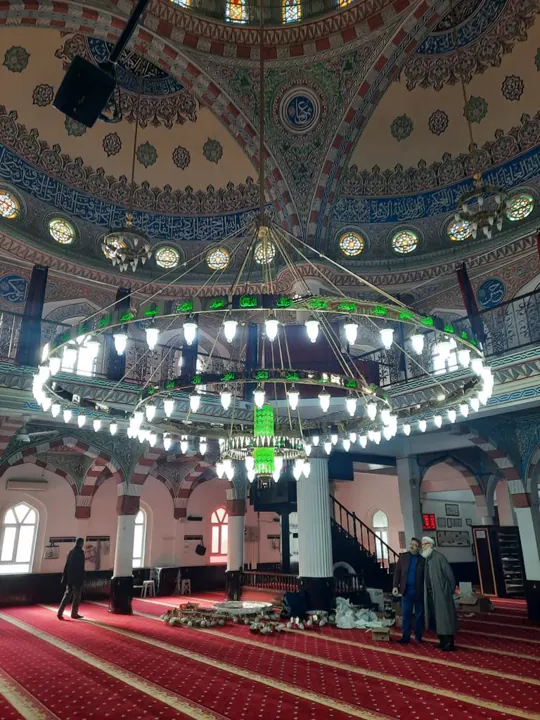 Çemberli cami avizesi uygulaması 64 – Medine Avize