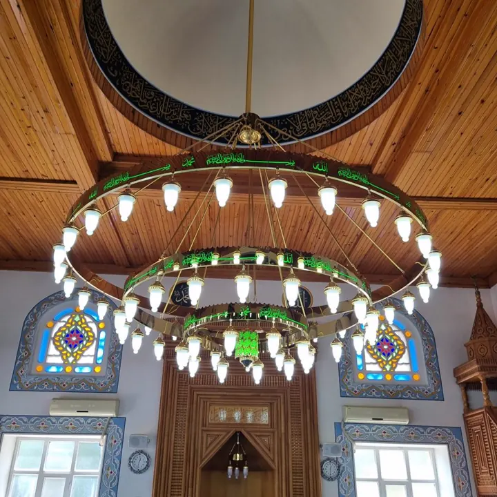 Çemberli cami avizesi uygulaması 85 – Medine Avize