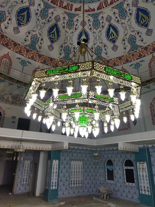 Çemberli cami avizesi uygulaması 52 – Medine Avize