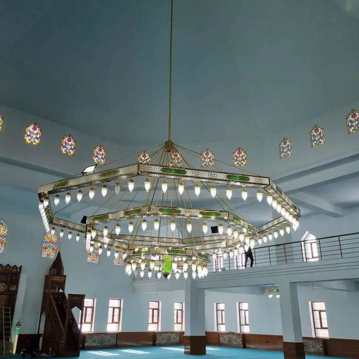 Çemberli cami avizesi uygulaması 74 – Medine Avize