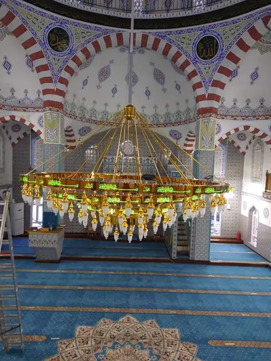 Çemberli cami avizesi uygulaması 69 – Medine Avize