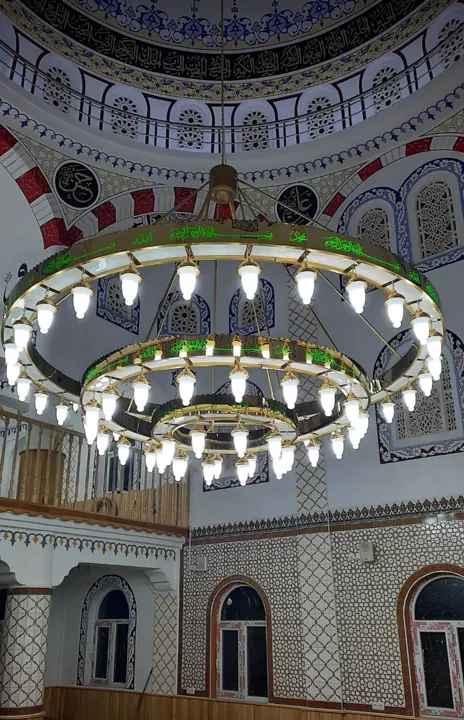 Çemberli cami avizesi uygulaması 28 – Medine Avize