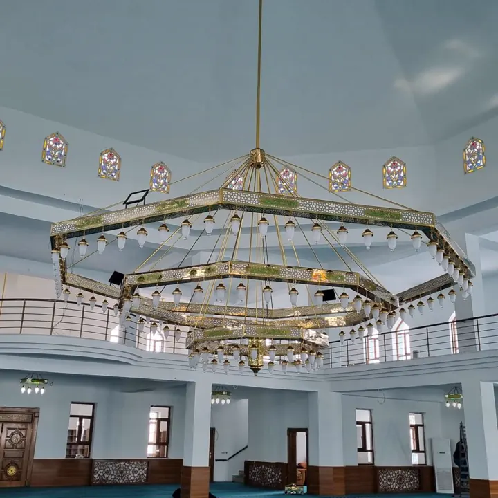 Çemberli cami avizesi uygulaması 73 – Medine Avize
