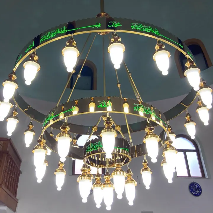 Çemberli cami avizesi uygulaması 92 – Medine Avize