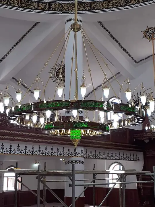 Çemberli cami avizesi uygulaması 11 – Medine Avize