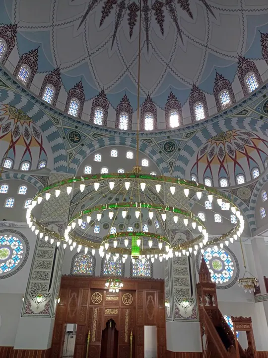Çemberli cami avizesi uygulaması 37 – Medine Avize
