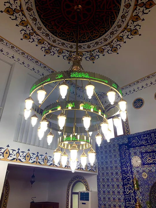 Çemberli cami avizesi uygulaması 26 – Medine Avize