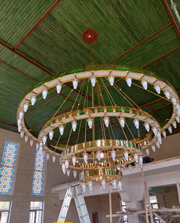 Çemberli cami avizesi uygulaması 17 – Medine Avize