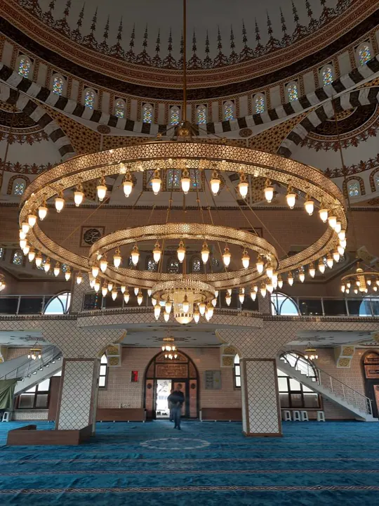 Çemberli cami avizesi uygulaması 23 – Medine Avize