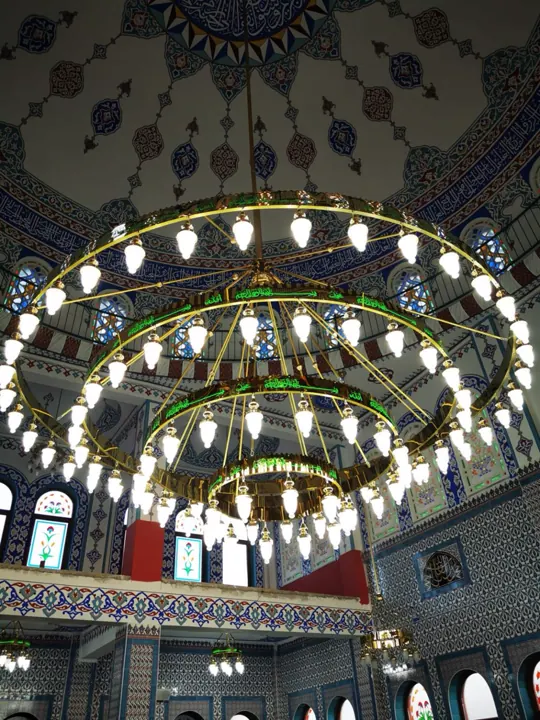 Çemberli cami avizesi uygulaması 29 – Medine Avize