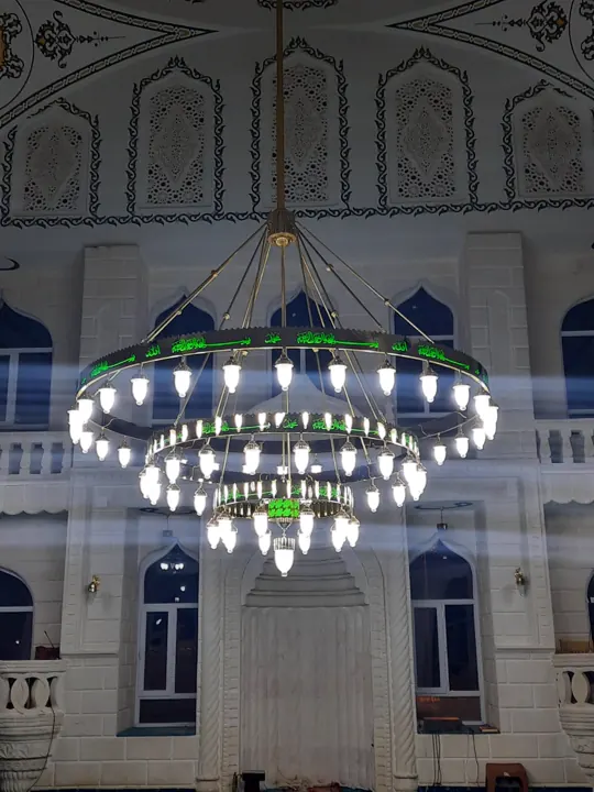 Çemberli cami avizesi uygulaması 45 – Medine Avize