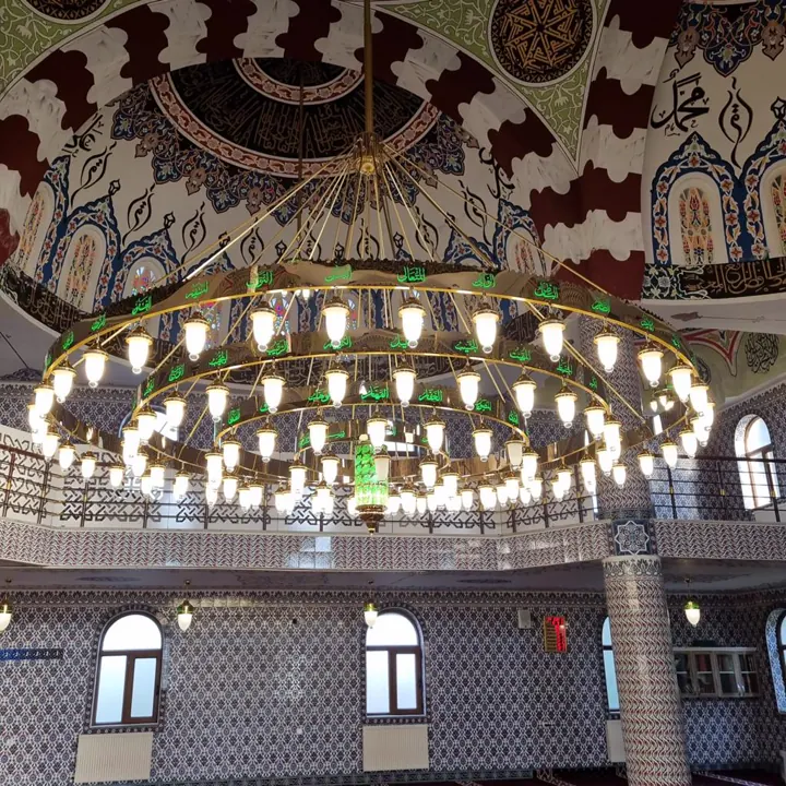 Çemberli cami avizesi uygulaması 90 – Medine Avize