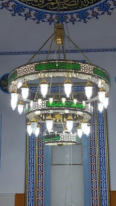 Çemberli cami avizesi uygulaması 43 – Medine Avize