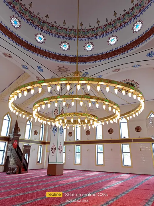 Çemberli cami avizesi uygulaması 30 – Medine Avize