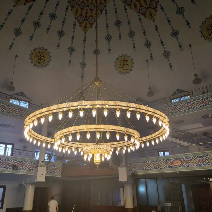 Çemberli cami avizesi uygulaması 83 – Medine Avize
