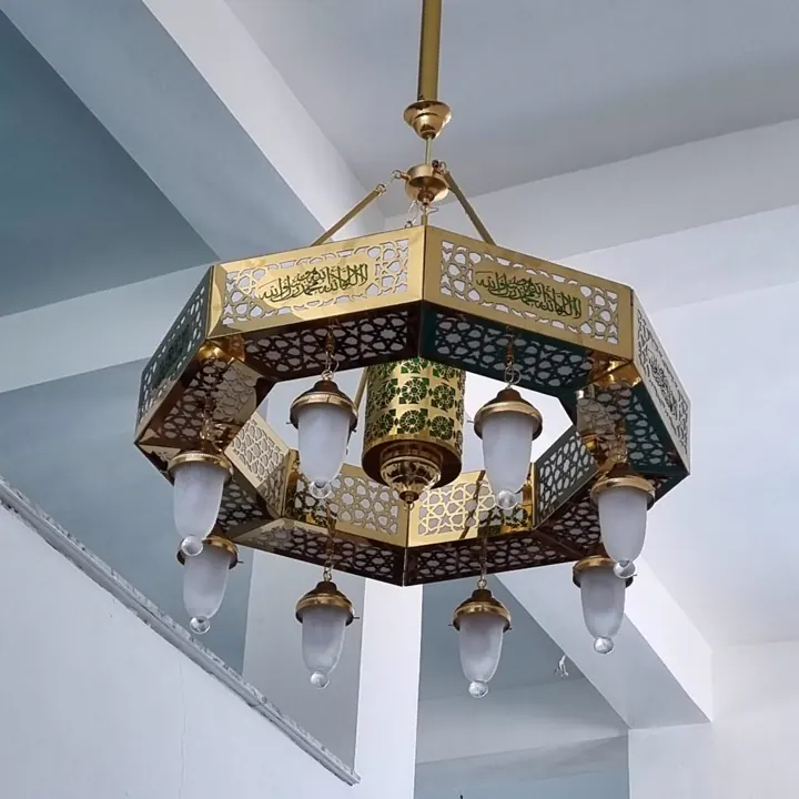 Çemberli cami avizesi uygulaması 72 – Medine Avize