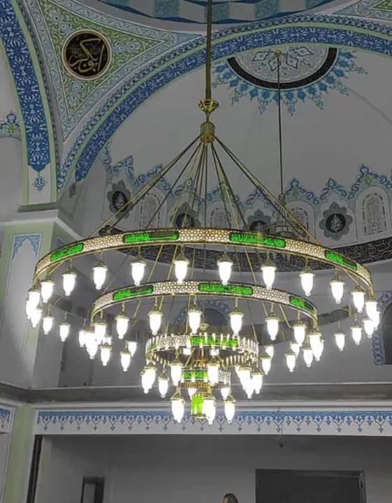 Çemberli cami avizesi uygulaması 32 – Medine Avize