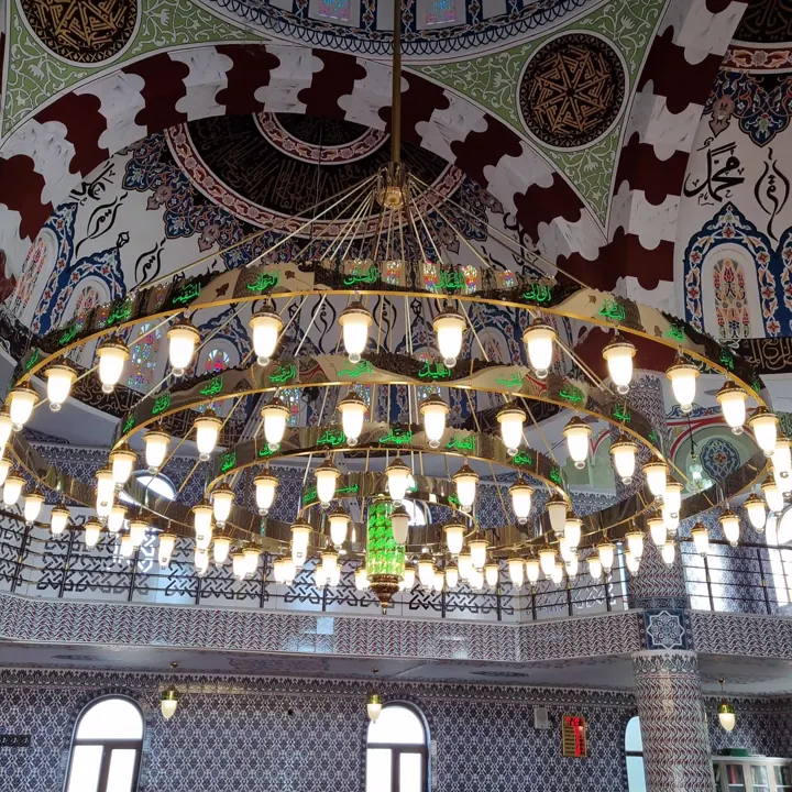 Çemberli cami avizesi uygulaması 13 – Medine Avize