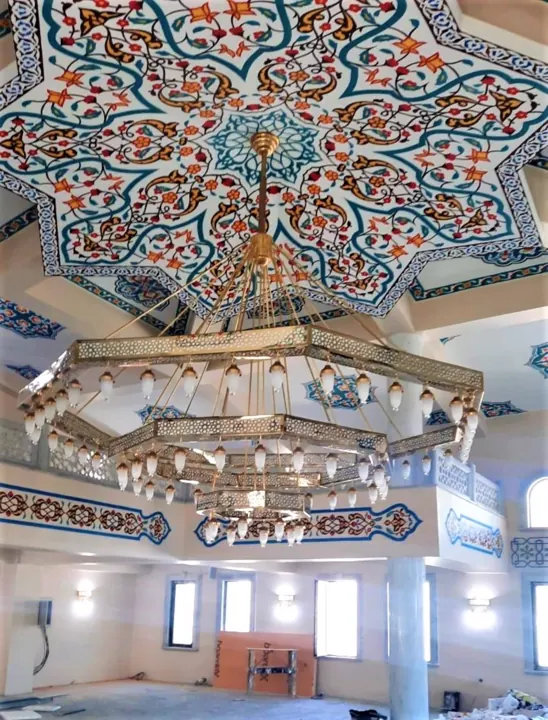 Çemberli cami avizesi uygulaması 39 – Medine Avize
