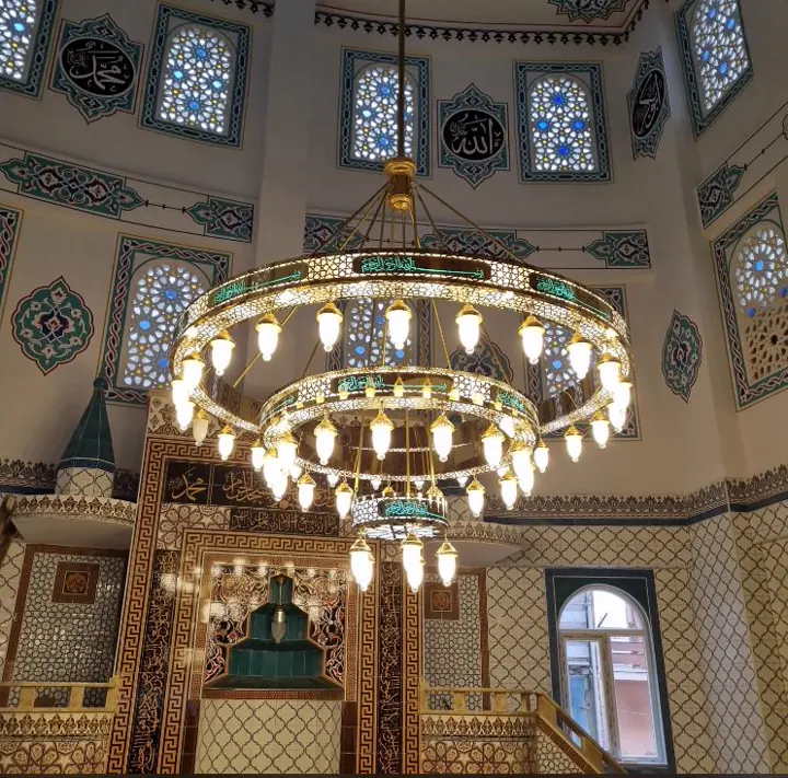 Çemberli cami avizesi uygulaması 31 – Medine Avize