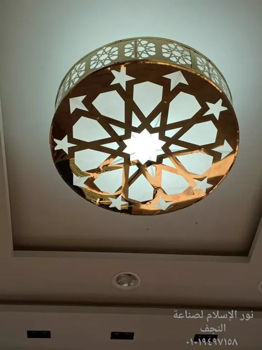 Özel tasarım cami avizesi uygulaması 30 – Medine Avize