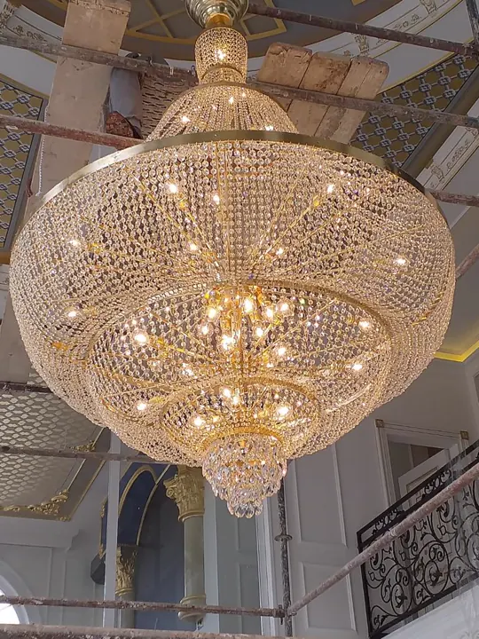 Özel tasarım cami avizesi uygulaması 19 – Medine Avize