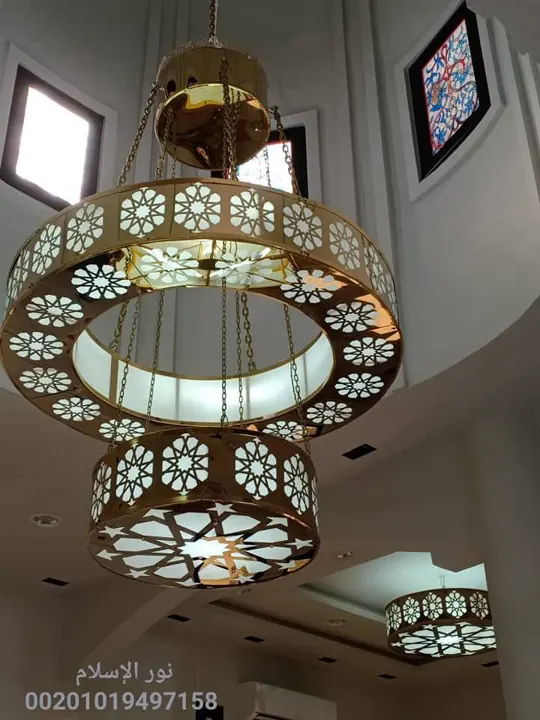 Özel tasarım cami avizesi uygulaması 29 – Medine Avize
